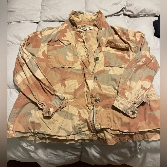 Free people lead the way camo jacket - Picture 3 of 5